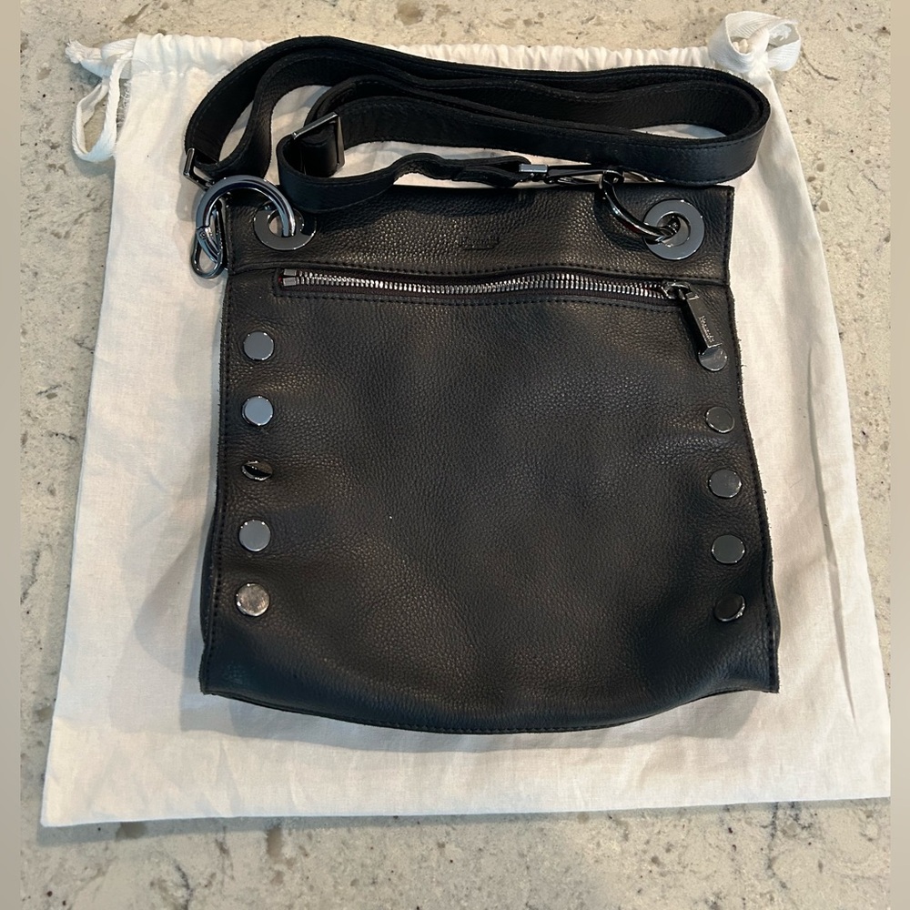 Hammitt Tony Medium Black Leather